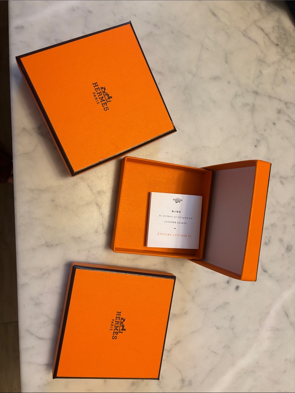 Hermès Orange Gift Boxes - Set of 3